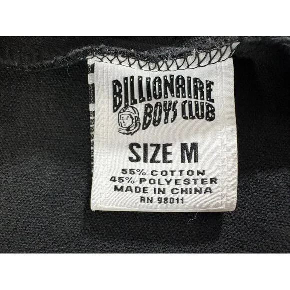 Billionaire Boys Club BBC Striped Helmet Logo Track Jacket Size M color black